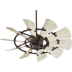 Quorum Windmill 94410-86 Ceiling Fan - Oiled Bronze Bronze Ceiling Fan, Ceiling Fan, Ceiling, Fan