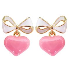 PRICES MAY VARY. Bow and love match, as well as candy color, take you into girlhood. a variety of color selection,Simple design,High quality, reasonable price,The best gift for yourself or relatives and friends Size:1.5*2.0cm (1.0inch=2.54cm) 1 Pairs 8 grams High quality products,Can keep for a long time Wrapping: Gift Box,Wipe Cloth,Yarn Bag This is a Cute Earrings, Bow and love match, as well as candy color, take you into girlhood. Candy colored studs add color to your life, a variety of color Candy Heart Earrings, Uncut Gems, Candy Jewelry, Yarn Bag, Colorful Candy, Pink Jewelry, Fashion Elegant, Heart Candy, Small Earrings