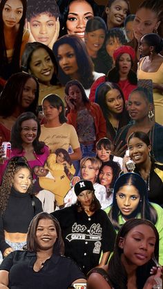 a collage of black women all over the world