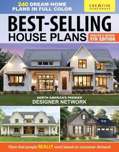 the best selling house plans book is on sale for $ 1, 600 00 at creative homeware