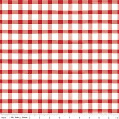 a red and white checkered fabric that is very similar to the pattern in this image