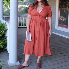 Worn Once For Photos, But The Zipper Got Caught And Busted The Seem. Super Easy Fix, See Photo Plus Size Dresses Fall, Plus Size Sundress Outfit, Pretty Plus Size Women, Plus Size Cottagecore Fashion, Plus Size Cottagecore, Plus Size Sundress, Sundress Outfit, Healing Symbols, Midsize Fashion