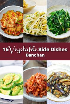 15 vegetable side dishes for banchan