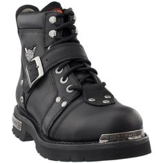 Harley-Davidson Footwear Brake Buckle Motorcycle Boots Black Mens Motorcycle Boots Mens Motorcycle Boots, Round Toe Boots, Riding Boot, Rounded Toe Boots, Leather Riding Boots, Buckle Boots, Toe Boots, Motorcycle Boots, Mens Shoes Boots