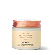 Grow Gorgeous Balance Shine-Enhancing Overnight Mask is a gentle hair mask that restores hair and scalp leaving hair soft, frizz-free, and healthy all while you sleep. Hyaluronic acid smooths and moisturizes while Oat Lipids Complex helps reinforce the scalp's natural protective barrier while pataua, acai and sweet almond oils nourish, condition and soften strands. Key Ingredients: Oat Lipids Complex: helps reinforce the scalp’s natural protective barrier, helping to lock in moistureHyaluronic A Ph Balanced Shampoo, Scalp Mask, Grow Gorgeous, Beauty Gift Card, Overnight Mask, Hair Cleanse, Benzoic Acid, Hair Thickening, Green Tea Extract