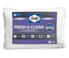 the sealy fresh and clean bed pillow