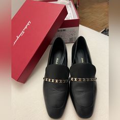 Ferragamo Tilos Loafers Salvatore Ferragamo Shoes, Ferragamo Shoes, Salvatore Ferragamo, Limited Time, Loafers, Women Shoes, Black, Color