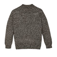 Our 3GG Crewneck Sweater is crafted in Scotland with a special seam-free knitting technique for comfort and durability. The rustic 100% wool yarns retain their insulating ability even when wet. Collar, cuffs and hem are rib-knit to seal in warmth and hold their shape. | Filson Heritage 3-gauge Wool Sweater BrnOatMrld Size Large Classic Recycled Wool Sweater For Winter, Classic Recycled Wool Sweater For Fall, Casual Recycled Wool Crew Neck Sweater, Casual Crew Neck Sweater In Recycled Wool, Casual Lambswool Cardigan, Winter Outdoor Sweater With Relaxed Fit, Relaxed Fit Winter Outdoor Sweater, Relaxed Fit Sweater For Outdoor Winter Activities, Wool Sweater With Knit Fabrication For Layering