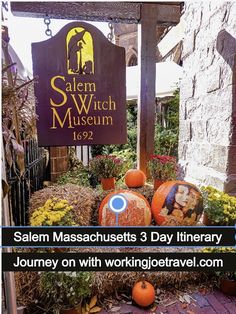 Follow our Salem, Massachusetts 3-day travel itinerary to hit all the city’s museums, Salem Witch Trial exhibits, and best things to do. Salem Witch Trials, Salem Massachusetts, New England Travel, Witch Trials, Salem Witch