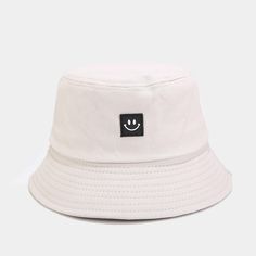 Hot Fashionista Katharyn Solid Smiley Hat Smiley Hat, Purple Bucket Hat, Bucket Hat Women, Hip Hop Cap, Harajuku Outfits, Bucket Cap, Rose Beige, Yellow Hat, Fashion Cap