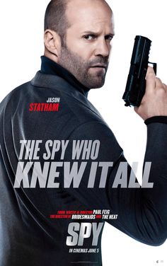 Movie - Spy - Starring: Jason Statham Expendables Movie, Jason Stratham, Summer Movie, Melissa Mccarthy, The Expendables, Sylvester Stallone, Romantic Movies