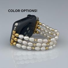 a camera with pearls on it and the words color options