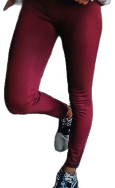 Red Stretch Full Length Sweatpants, Red Stretch Full-length Sweatpants, Fitted Burgundy Winter Bottoms, Casual Burgundy Pants For Fall, Burgundy Stretch Bottoms, Trendy Red Full-length Leggings, Trendy Full Length Red Leggings, Trendy Red Non-stretch Leggings, Trendy Non-stretch Red Leggings