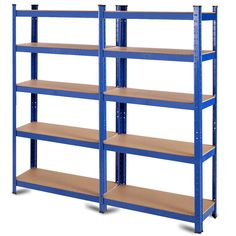 PRICES MAY VARY. 🚓【5 Tier Shelving Unit】Made from strong powder-coated metal tube and high quality MDF, this 5 shelf storage rack is durable, sturdy and stable , can well guarantee that it will not wobble after putting stuff on it. 🏠【Multifunctional Metal Shelves】5-tier Shelving unit is extremely useful in organizing your tools , foods, books or other stuff ,especially great for any place where has limited room while requires large storage space, such as bathroom, doorway, entryway, garage, ki Heavy Duty Metal Shelf, Shelves For Weights, Multifunction Storage Rack, Weights Shelves, Scrap Metal Shelves, Weight Shelves, Garage Racking, Metal Storage Shelves, Storage Center