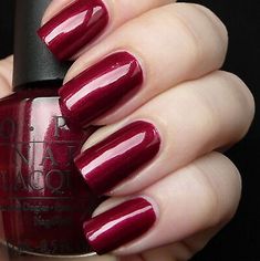 Find many great new & used options and get the best deals for OPI Nail Polish Lacquer Color BOGOTA BLACKBERRY 0.5 oz NL F52 at the best online prices at eBay! Free shipping for many products! Red Nail Polish, Red Nail, Opi Nail Lacquer, Opi Nail Polish, I Love Nails, Nail Polish Collection, Opi Nails, Nail Polish Colors, Manicure And Pedicure