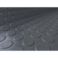 Slate Grey raised Coin design creates an attractive appearance 0.075 in. base thickness, 0.11 in. overall thickness - measures 7.5 ft. x 17 ft. to cover 127.5 sq. ft. - durable and a great size for a single vehicle parking pad Appropriate grade for installation: Above grade, On grade or Below grade - Ideal for use in basements, utility, laundry and mud rooms Can be installed over concrete or wood subfloors, with or without adhesive Ideal for commercial and residential use Simply clean with a damp mop or for a deeper cleaning use a de-greasing vinyl floor cleaner as directed Easy to cut and trim for a custom fit using just a utility knife Great for use in garage, basement, office, gym, kitchen, bathroom or anywhere Backed by a Limited lifetime warranty 100% polyvinyl all the way through, no Vinyl Garage Flooring, Modular Tile, Garage Floor Tiles, Garage Flooring, Mud Rooms, Coin Design, Waterproof Flooring, Garage Floor, Rubber Flooring