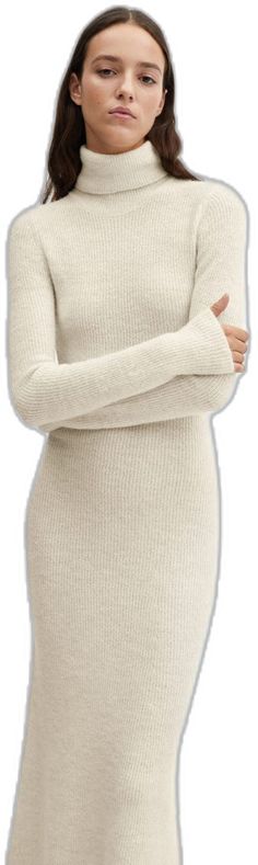 Elegant Long Sleeve Textured Knit Turtleneck, Elegant Fitted Textured Knit Turtleneck, Elegant Textured Knit Long Sleeve Turtleneck, Chic Textured Knit Turtleneck, Chic Fitted Soft Knit Turtleneck, Chic Stretch Textured Knit Sweater Dress, Chic Stretch Sweater Dress With Turtleneck, Elegant Long Sleeve Turtleneck With Ribbed Neckline, Chic Knit Sweater Dress With Ribbed Neckline