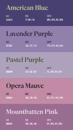 Colors:
474272
8F7FAD
ADA2BB
BE8BA4
9B6C92 Elegant Purple Color Palette, Teal Palette Colour Schemes, Pretty Color Palette, Teal Palette