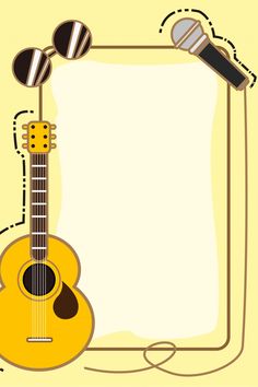 an acoustic guitar with microphones on it and a blank paper in the middle for text