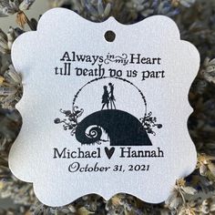 Halloween Themed Anniversary Gifts, Nightmare Before Christmas Wedding Favors, Nightmare Before Christmas Proposal, Nightmare Before Christmas Wedding Invitations, Nightmare Before Christmas Wedding Theme Ideas, Nightmare Before Christmas Engagement Party, Jack And Sally Wedding Ideas, Nightmare Before Christmas Bridal Shower Ideas, Nightmare Before Christmas Bridal Party