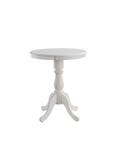 a small white table on a white background