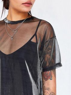 Material:Cotton-blendStyle:Short SleevesFeature:See-throughOccasion:Going out , Casual , SexyNeckline:Round-neckSeasons:SummerType:T-Shirts TopsColor:BLACK,GREEN,BLUE,ORANGE,PURPLESize:XS,S,M,L,XL,2XL Trendy V-neck Mesh Top For Summer, Chic V-neck Mesh Top For Summer, Trendy T-shirt For Night Out In Summer, Edgy Club T-shirt For Summer, Chic V-neck T-shirt For Night Out, Sheer Short Sleeve T-shirt, Sheer Short Sleeve Mesh Top For Party, Edgy Summer Party T-shirt, Edgy Sheer Top For Club