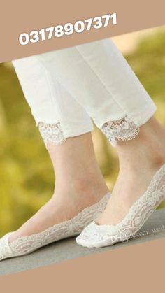 Poncha Design, Trouser Pants Pattern, Women Trousers Design, Sock Slippers, Ivory Bridal Shoes, Womens Pants Design, Designer Wedding Shoes, Wedding Shoes Comfortable, Soft Socks