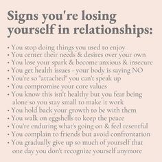 Signs To Break Up, Crossing Boundaries, Losing Yourself, Narcissism Relationships