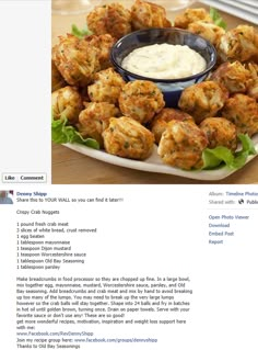 the recipe for chicken meatballs with ranch dressing is shown in this page, which shows how to make them