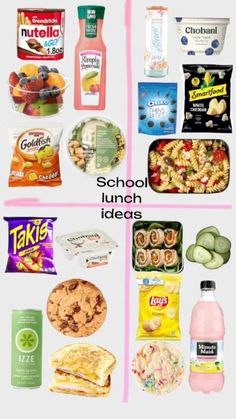 an image of school lunch ideas