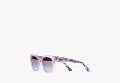 Change your sunglasses change your look. Our Javana shades feature round lenses for a retro look. | Kate Spade Javana Sunglasses, Violet - 0 Kate Spade Sunglasses, Retro Look, You Changed, Kate Spade, Lenses, Violet, Shades, Sunglasses