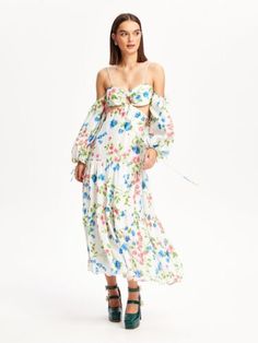 BNWT ALICE MCCALL BLUEBELL ROLLING MEADOWS MIDI DRESS - SIZE 8 AU/4 US (RRP $449 | eBay Midi Length Floral Dress For Garden Party, Summer Evening Floral Midi Dress, Spring Evening Floral Dress, Floral Print Midi Dress For Summer Evenings, Floral Print Midi Dress For Evening In Summer, Evening Floral Print Sundress Midi, Party Floral Print Maxi Dress, Fitted Midi Floral Dress For Garden Party, Feminine Midi-length Dresses For Garden Party