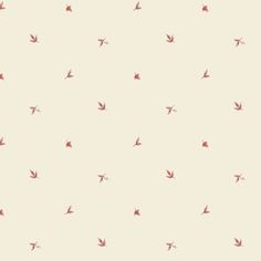 small red birds flying in the sky on a cream background with pink flowers and leaves