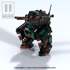 an image of a lego robot that is made out of bricks