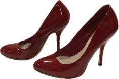 Classic Pumps, Clothes And Accessories, High Heel Pumps, Dark Red, Designer Shoes, Patent Leather, High Heels, Pumps, Gucci