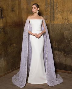 Royalty Dresses Gowns, Pink Elegant Wedding, Royalty Dresses, White Couture, Elegant Wedding Dresses, Cape Wedding Dress, Long Gowns, Couture Gown, Bridal Robe