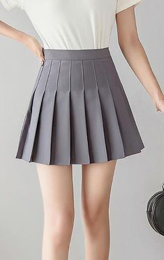 Grey High Waisted Tennis Mini Skirt. This grey skirt is made of a soft stretchable fabric. This grey skirt will make you you look very beautiful and elegant. The features of this skirt are the following: grey color, high waist. Tennis Mini Skirt, High Waisted Mini Skirt, Grey Skirt, Feminine Women, Gray Skirt, Grey Color, Elegant Dress, Mini Skirt, Gray Color