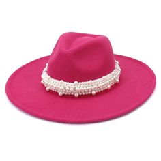 Pearl Belt is removal, can be worn with or without belt. Size Hat Brim: 9.5cm Hat Height: 12cm Weight:250G Head Circumference: 55-58cm Material: 65% Cotton |35% Polyester Top Pearl, Fedora Hats, Heart Top, Wedding Hats, Fedora Hat, Top Hat, Party Hats, Party Wedding, Panama Hat