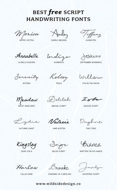 the best free script handwriting font