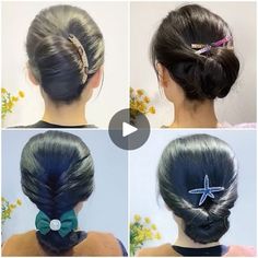 29M views · 550K reactions | Simple hairstyles just for you! | hairstyle | Simple hairstyles just for you! | By MetDaan Hairstyles | Hey, ladies. We have something super special for you today. Starting off with these easy everyday hairstyles. Create a ponytail and then add a cute twist. The perfect fit for an elegant event as well. Check this one out. It's a half up, half-down hairstyle Nope, it's about to turn into completely something else. Love it. How excited are you for this next hairstyle? Looks like a braid but it's definitely not fun. Oh, wow. It looks absolutely beautiful. Time to wrap it up. We freeze the last seconds. So beautiful. Hairstyle Simple, Easy Everyday Hairstyles, Hair Accessories Pins, Simple Hairstyles, Hair Braid Videos, Hairstyle Look, Hair Balayage, A Ponytail, Favorite Hairstyles