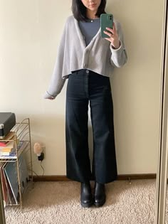 2024 Buisness Casual, Thrifty Business Casual, Cute Simple Office Outfits, Indie Business Outfits, Business Casual Womens Outfit, Casual Professor Outfit, Teacher Looks Outfit Business Casual, Admissions Counselor Outfit, Semi Professional Outfits