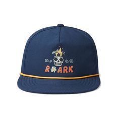 Classic casual... Cool and classic, this strapback hat from Roark offers easy, everyday style. Throw it on and go — your daily adventure awaits. Features: Men's strapback hat Flat bill Front and back embroidery detail Materials: 98% Cotton, 2% Spandex Travel Trucker Snapback Hat With Curved Brim, Trucker Snapback Hat With Curved Brim For Travel, Trucker Snapback Baseball Cap For Travel, Adjustable Fit Snapback Hat With Flat Bill For Outdoor, Adjustable Fit Snapback Hat With Flat Brim For Outdoor, Trucker Hat With Flat Bill For Travel, Travel Trucker Hat With Flat Bill, Trucker Snapback Hat With Flat Bill For Travel, Trucker Snapback Hat With Flat Brim For Travel