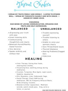 Witchy Shop, Chakra For Beginners, Throat Chakra Healing