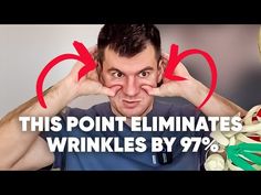 Forever young cosmetologists secretly press this point and rejuvenate. Wrinkles will disappear. - YouTube Face Lift Exercises, Beauty Treatments Skin Care, Qigong Exercises, Facial Massage Tool, Face Yoga Exercises, Face Yoga Facial Exercises