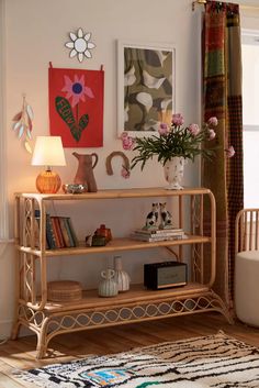 a living room filled with furniture and decor