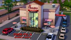 Sims 4 Jobs, Sims 4 Restaurant, Lotes The Sims 4, The Sims 4 Lots, Free Sims 4, Sims 4 Game Mods, Tumblr Sims 4, Play Sims, Casas The Sims 4