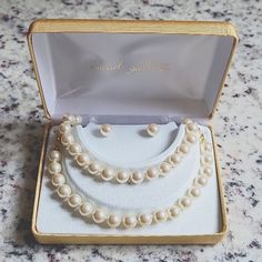 Never Opened Gold Color Hardware All Offers Welcome. Bundle For An Immediate 10% Discount! Classic Jewelry Sets With Round Beads As A Gift, Classic Cream Jewelry As A Gift, Elegant Cream Jewelry For Gift, Cream Pearl Jewelry For Gifts, Cream Jewelry With Matching Earrings For Gift, Cream Costume Jewelry As Gift, Cream Costume Jewelry For Gifts, Red Pendant Necklace, Jewelry Pearl Necklace