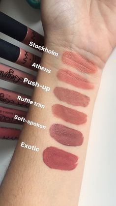 Nyx Soft Matte Lip Cream Swatches, Matte Make Up, Nyx Matte Lipstick, Nyx Soft Matte Lip Cream, Nyx Butter Gloss, Nyx Soft Matte, Nyx Lip, Diy Lipstick, Kylie Jenner Lipstick