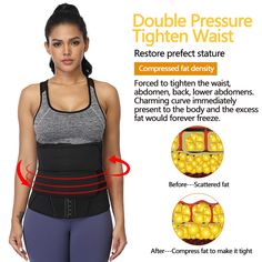 Hook on Neoprene Premium Sauna Slimming Waist Trainer - Blindly Shop Waste Training, Sweat Waist Trainer