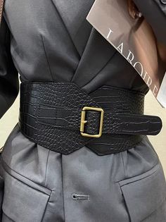 stylewe Waist Belts, Exclusive Fashion, Season Colors, Independent Designers Fashion, Black Pattern, Belt Buckle, Waist Belt, Online Fashion, Belt Buckles